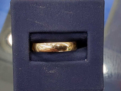 Ring - Wedding Band - Yellow Gold 10k (.417) 1.9 Grams Size 10