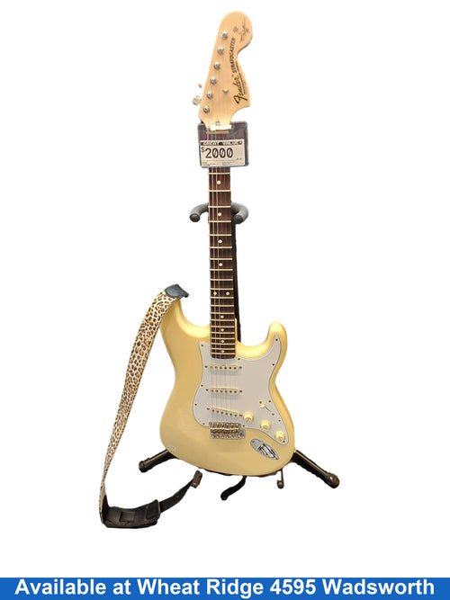 Fender Stratocaster Pat 2741.146 3.143.028 Yellow Electric Classic Guitar