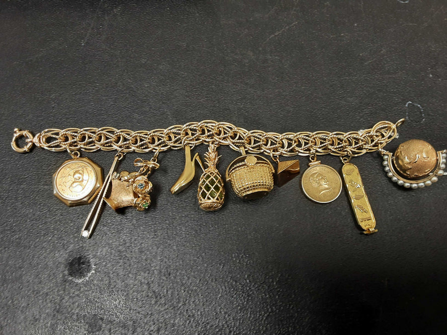 Link Bracelet - Yellow Gold 14k (.585) 77.3 grams 8 inch