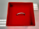 Ring - Wedding Band - White Gold 14k (.585) 1.1 grams Size 7.5