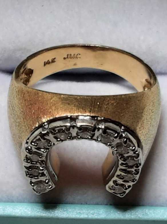 Men's Ring - Yellow Gold 14k (.585) 10 grams Size 7.5