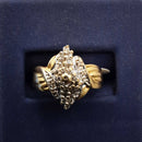Women's Ring - Yellow Gold 14k (.585) 6 grams Size 7
