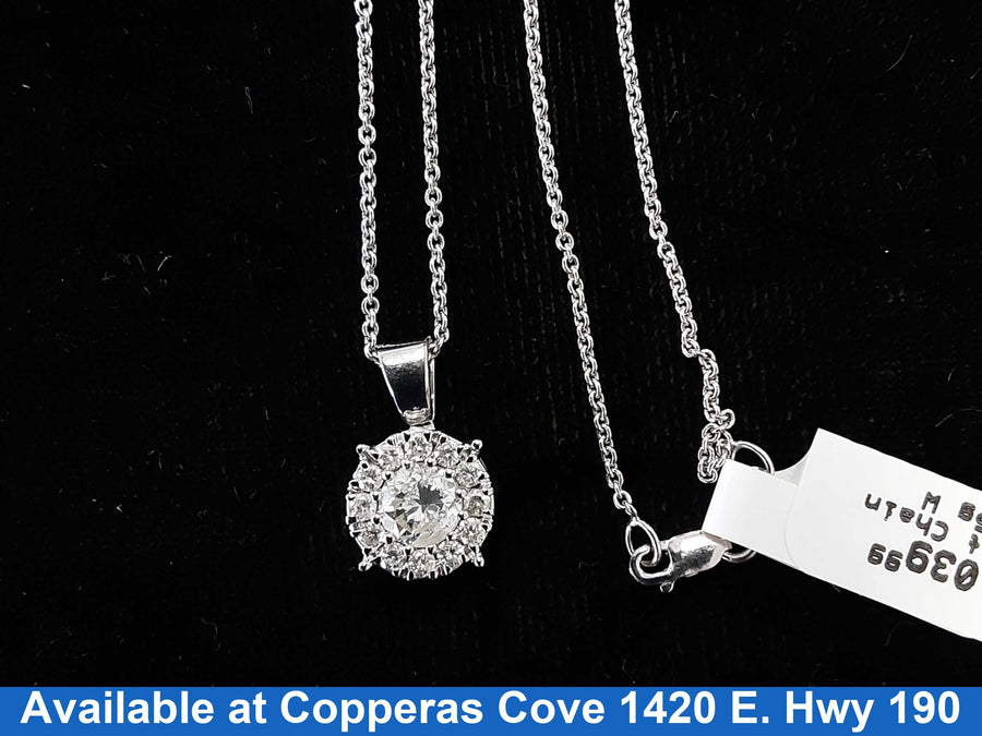 Chain - White Gold 14k (.585) 4.5 grams 18 inch