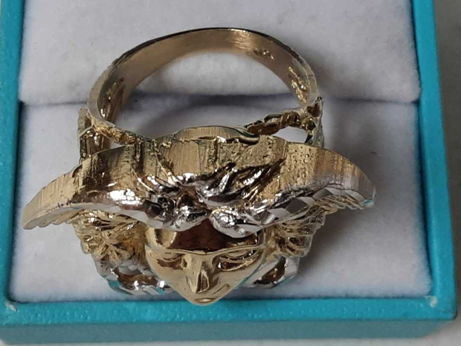 Women's Ring - Yellow Gold 10k (.417) 8.5 grams Size 9.5