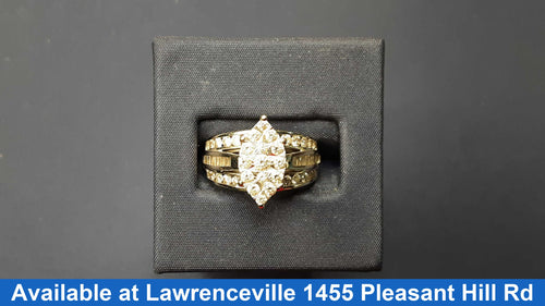 Women's Ring - White Gold 10k (.417) 5.5 grams Size 8