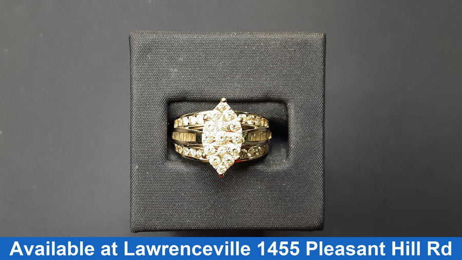 Women's Ring - White Gold 10k (.417) 5.5 grams Size 8