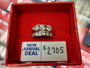 Ring - Engagement Set - White Gold 14k (.585) 9.3 grams Size 5