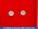 Earrings - White Gold 10k (.417) 0.9 grams