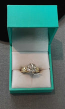 Women's Ring - Solitaire - Yellow Gold 10k (.417) 4 grams Size 7