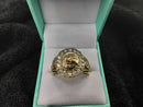 Men's Ring - Yellow Gold 10k (.417) 7 grams Size 12