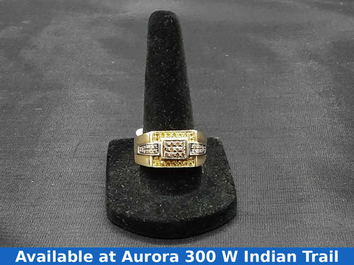 Men's Ring - Yellow Gold 10k (.417) 7.8 grams Size 10