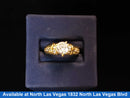 Ring - Engagement Set - Yellow Gold 14k (.585) 5.3 grams Size 7