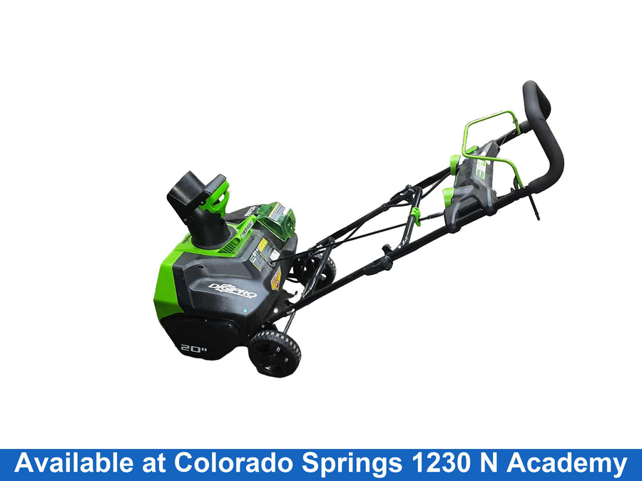 Greenworks 26272 Green Snow Blower