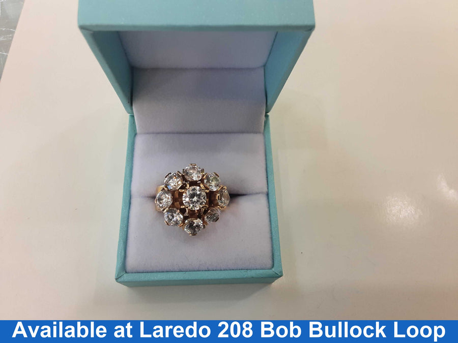 Women's Ring - Yellow Gold 10k (.417) 9.7 grams Size 20