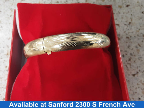Bangle Bracelet - Yellow Gold 14k (.585) 14 grams 8 inch
