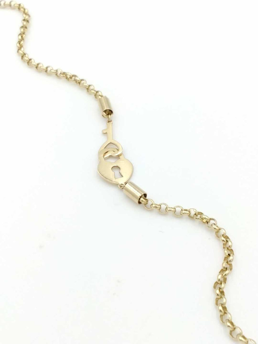 Cable Bracelet - Yellow Gold 14k (.585) 2.8 grams 7 inch