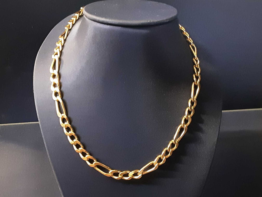 Figaro Chain - Yellow Gold 10k (.417) 23.1 grams 22 inch