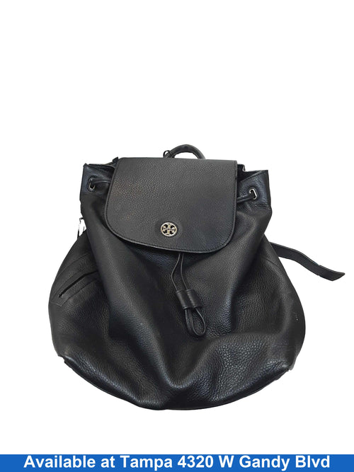 Tory Burch Flappy Back Black Backpack / Briefcase / Bag