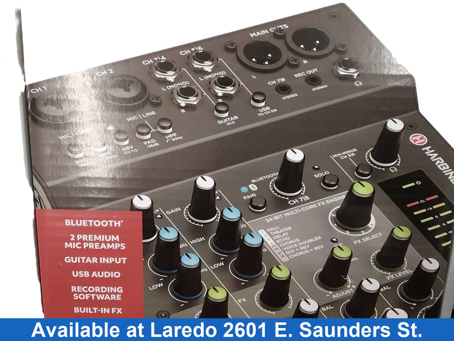 Harbinger Lvl8 Gray Digital Mixer