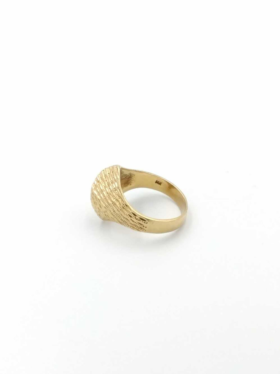 Men's Ring - Yellow Gold 14k (.585) 4.6 grams Size 6