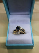 Women's Ring - Yellow Gold 14k (.585) 6.4 grams Size 9