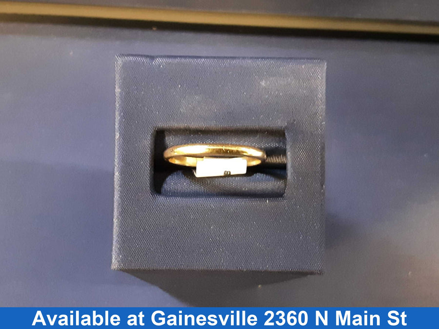 Ring - Wedding Band - Yellow Gold 14k (.585) 1.5 grams Size 7