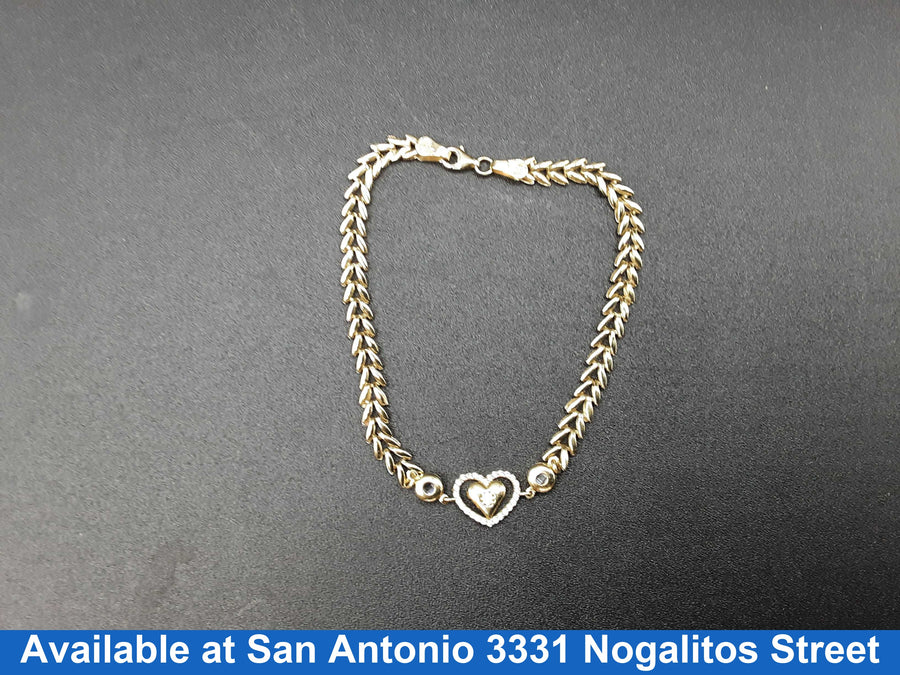 Wheat Bracelet - Yellow Gold 10k (.417) 4.6 grams 8 inch