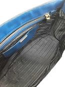 Prada Medium Prada Galleria Leather Blue Purse / Handbag