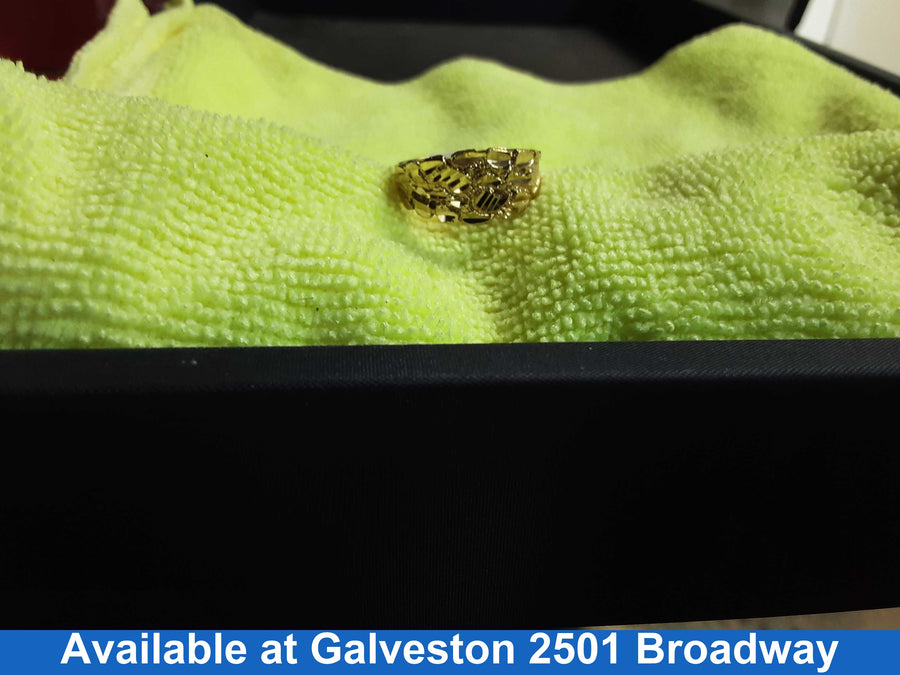 Women's Ring - Yellow Gold 10k (.417) 2.1 grams Size 8.5