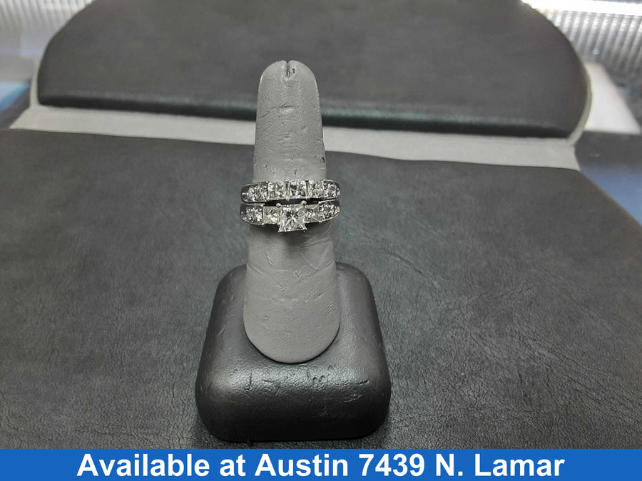 Women's Ring - White Gold 14k (.585) 9.2 grams Size 8