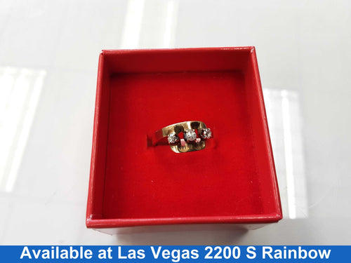 Women's Ring - Yellow Gold 14k (.585) 2.4 grams Size 5