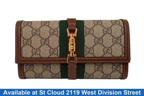 Gucci Gg Supreme Jackie 1961 Beige / Tan Purse / Handbag