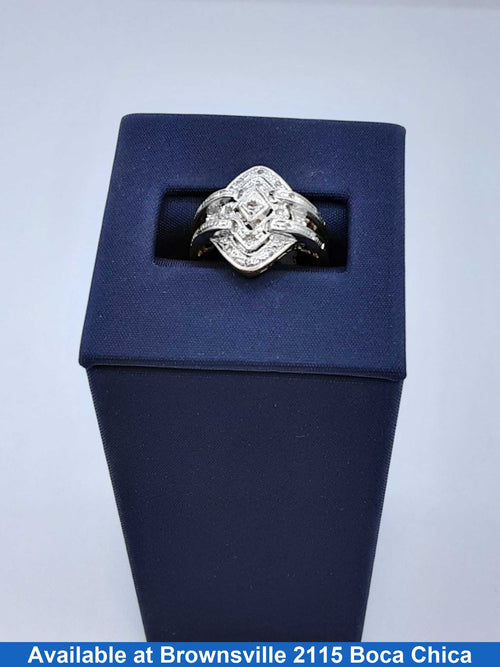 Women's Ring - Yellow Gold 14k (.585) 4.1 grams Size 7.5