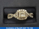 Ring - Engagement Set - White Gold 14k (.585) 4.3 grams Size 9