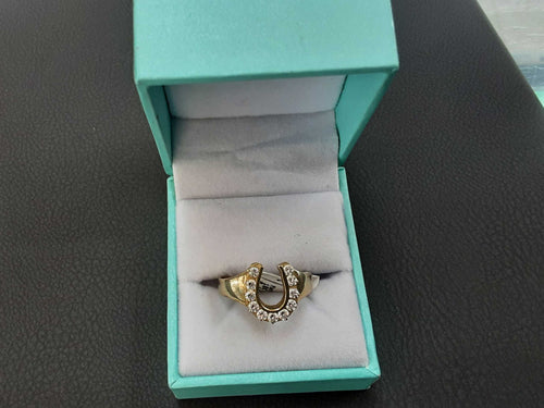 Men's Ring - Yellow Gold 10k (.417) 3.7 grams Size 10