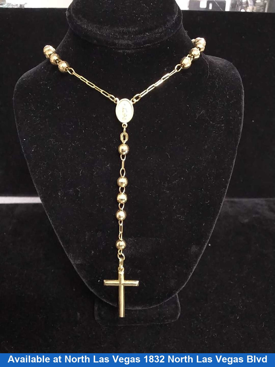 Bead Chain - Yellow Gold 14k (.585) 24.9 grams 24 inch