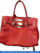 Michael Kors Lg Red Leather Purse Red Purse / Handbag