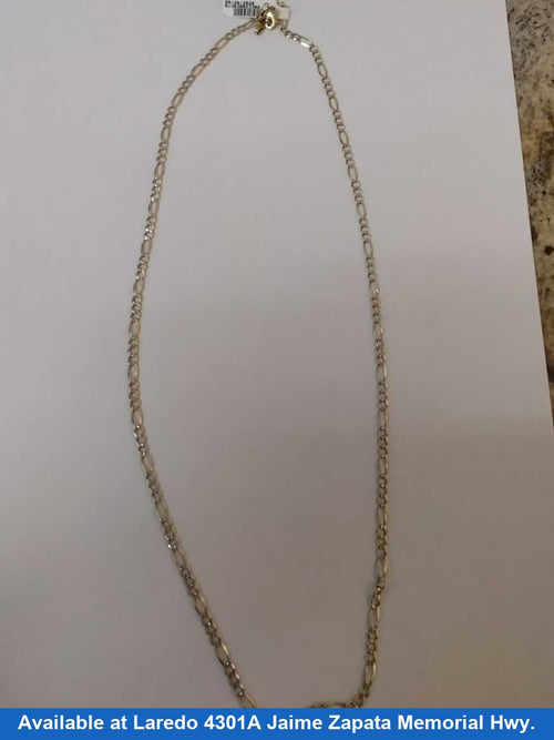 Figaro Chain - Yellow Gold 10k (.417) 8 grams 24 inch