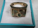 Men's Ring - Yellow Gold 10k (.417) 6.9 grams Size 8