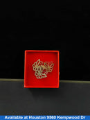 Women's Ring - Tricolor Gold 14k (.585) 6.9 grams Size 5.5