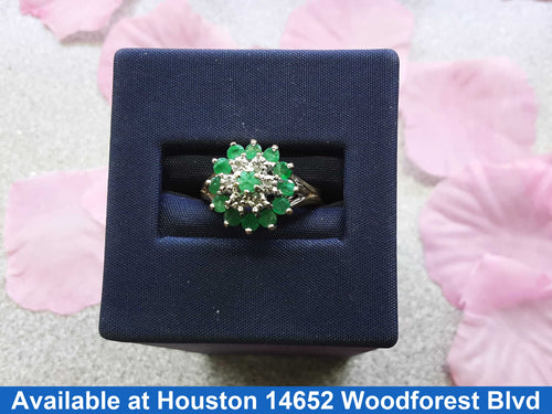 Women's Ring - Yellow Gold 10k (.417) 3.7 grams Size 9