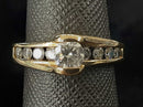 Women's Ring - Anniversary - Yellow Gold 14k (.585) 5 grams Size 7