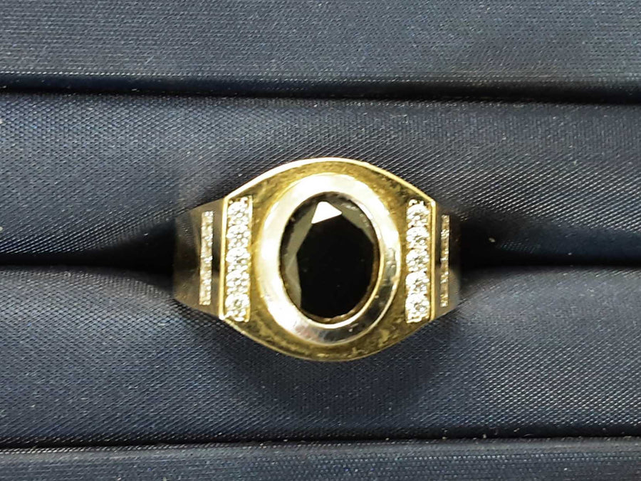 Men's Ring - Yellow Gold 14k (.585) 5.6 grams Size 11