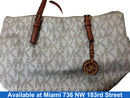 Michael Kors I-1312 Beige / Tan Purse / Handbag