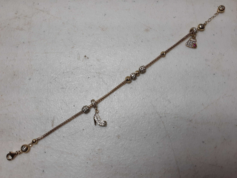 Bracelet - Yellow Gold 10k (.417) 7 grams 8 inch