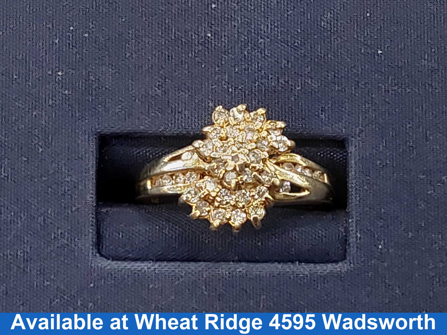 Women's Ring - Yellow Gold 10k (.417) 3.6 grams Size 8