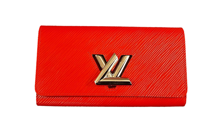 Louis Vuiton Twist Wallet Epi Leather Red Wallet