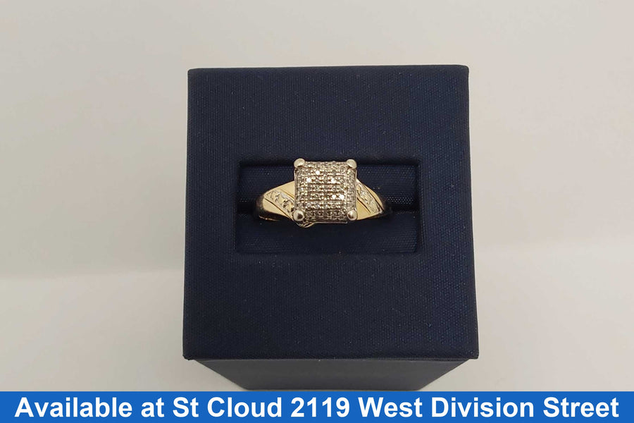 Women's Ring - Yellow Gold 10k (.417) 3.47 grams Size 8.5