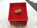 Ring - Engagement Set - Yellow Gold 14k (.585) 4 grams Size 8