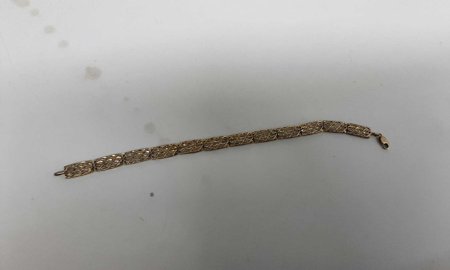 Bracelet - Yellow Gold 10k (.417) 4.4 grams 8 inch